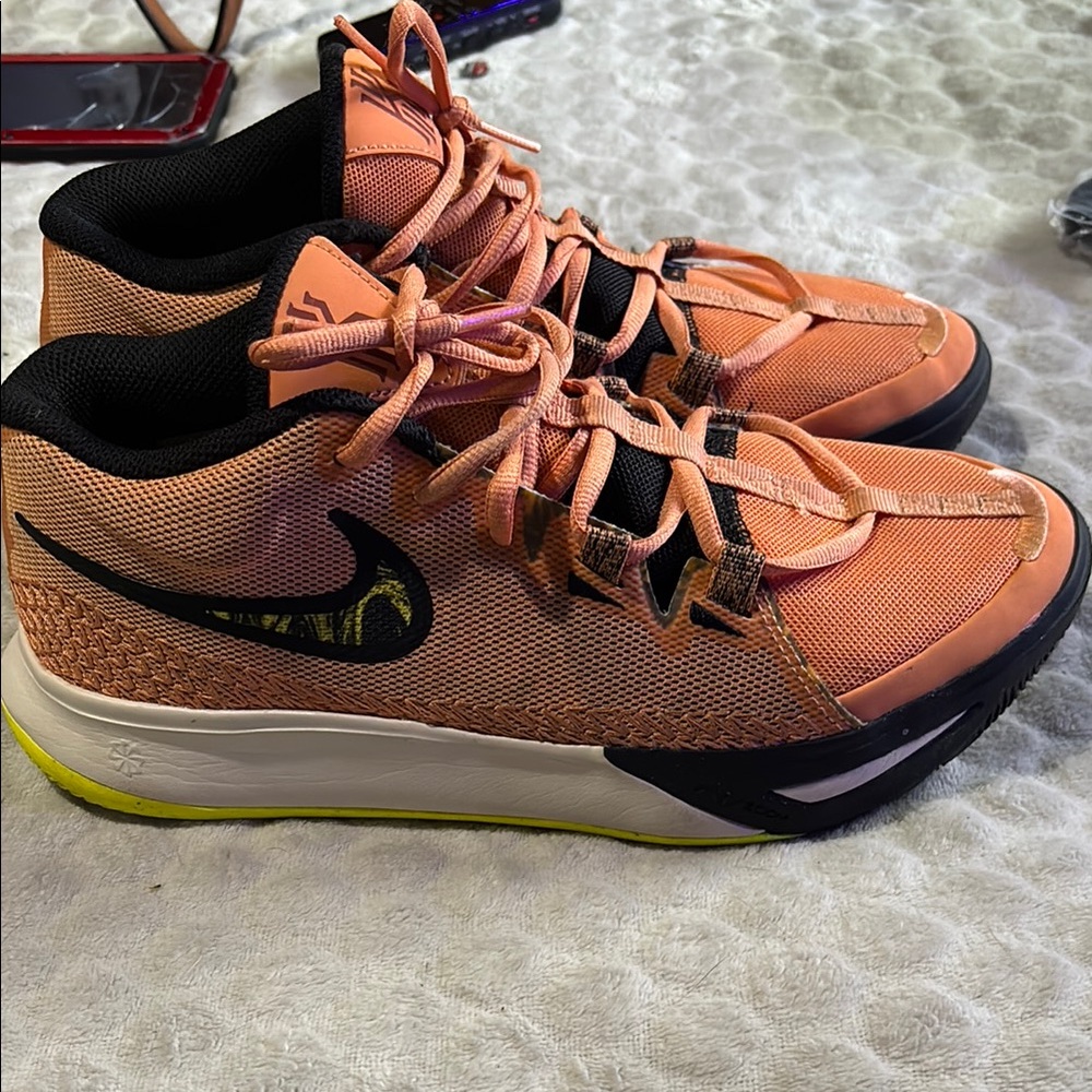 Nike Orange and Black Sneakers with Athletic Design